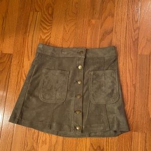 GREEN ALTAR’D STATE SKIRT